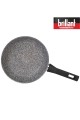Brillant Lüks Granit 20 Cm Tava Yanmaz Yapışmaz Tava | Siyah ( Bio Granit Özelliği ile Yanma ve Yapışma Olmadan Lezzet Sofralarda! )