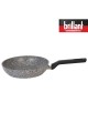 Brillant Lüks Granit 20 Cm Tava Yanmaz Yapışmaz Tava | Siyah ( Bio Granit Özelliği ile Yanma ve Yapışma Olmadan Lezzet Sofralarda! )
