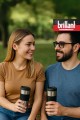 Brillant H20 450ml French Press Termos Kupa | Inox  ( Termos ve French Press Bir Arada: Kahvenizi Her Yerde Taze Demleyin, Saatlerce Sıcak Tutun! )