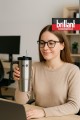 Brillant H20 900ml Termos Kupa Pipetli | Inox  ( Evde, arabada, ofiste, sporda; sıcak ya da soğuk, her koşulda yanınızda! Çift Katman Paslanmaz Çelik Yapı )