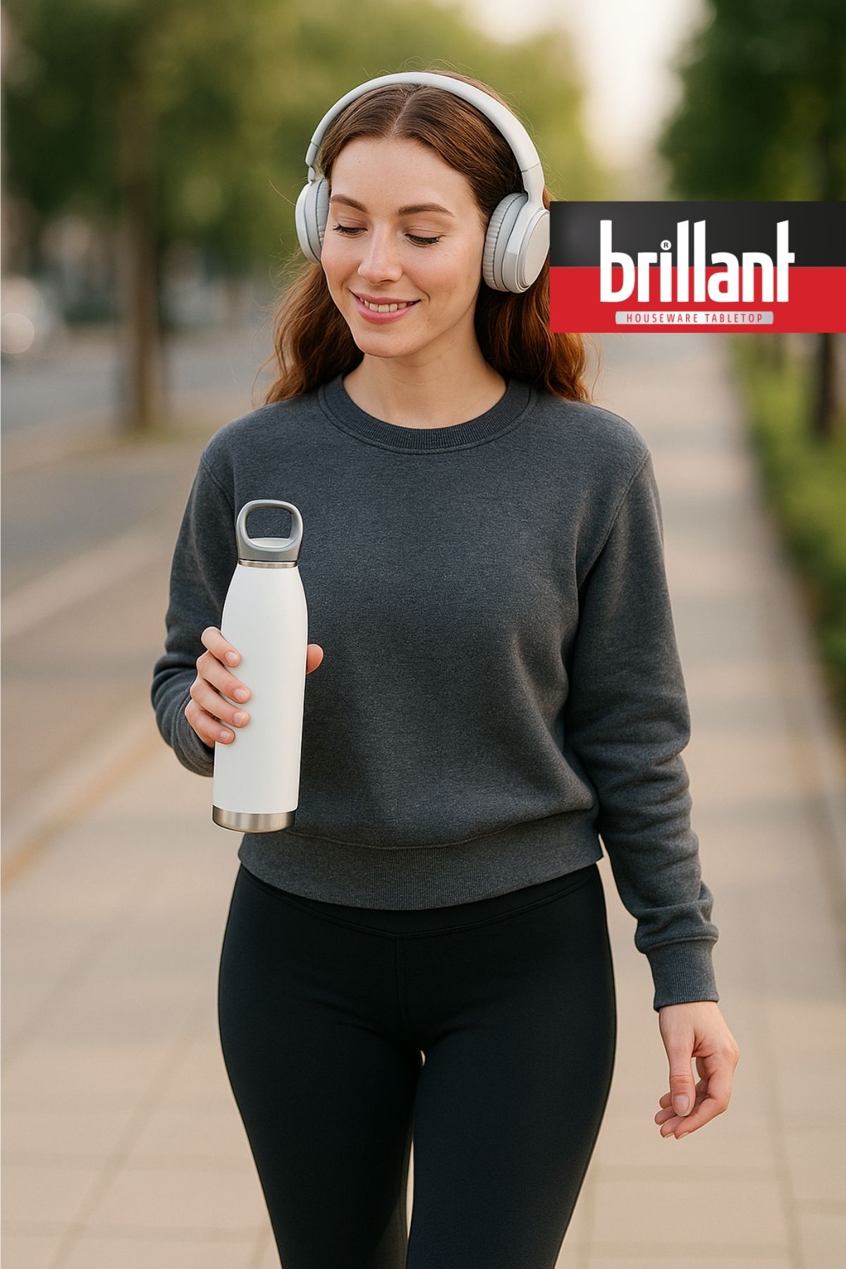 Brillant H20 530ml Termos Kupa | Beyaz  ( Evde, Arabada, Ofiste, Sporda; Sıcak ya da Soğuk, Her Koşulda Yanınızda! )