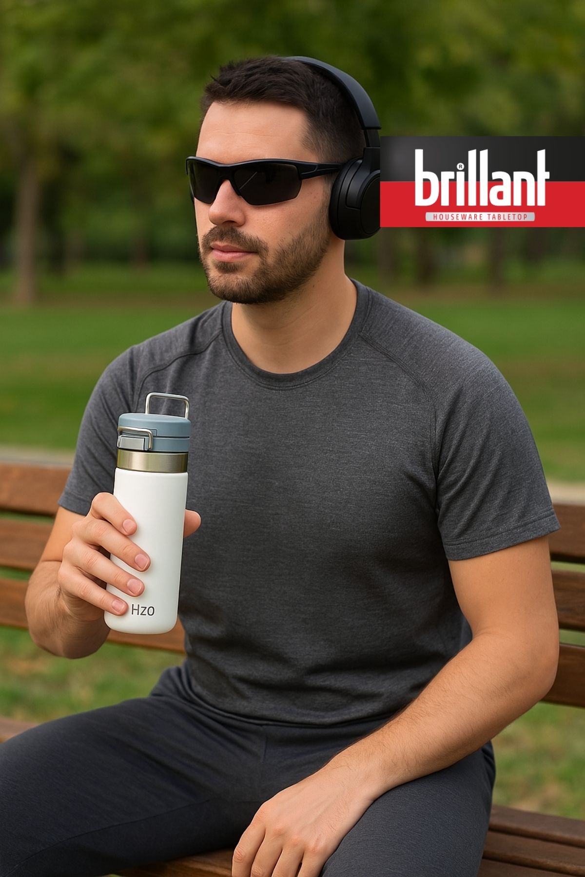 Brillant H20 500ml Termos Kupa | Beyaz  ( Evde, Arabada, Ofiste, Sporda; Sıcak ya da Soğuk, Her Koşulda Yanınızda! )