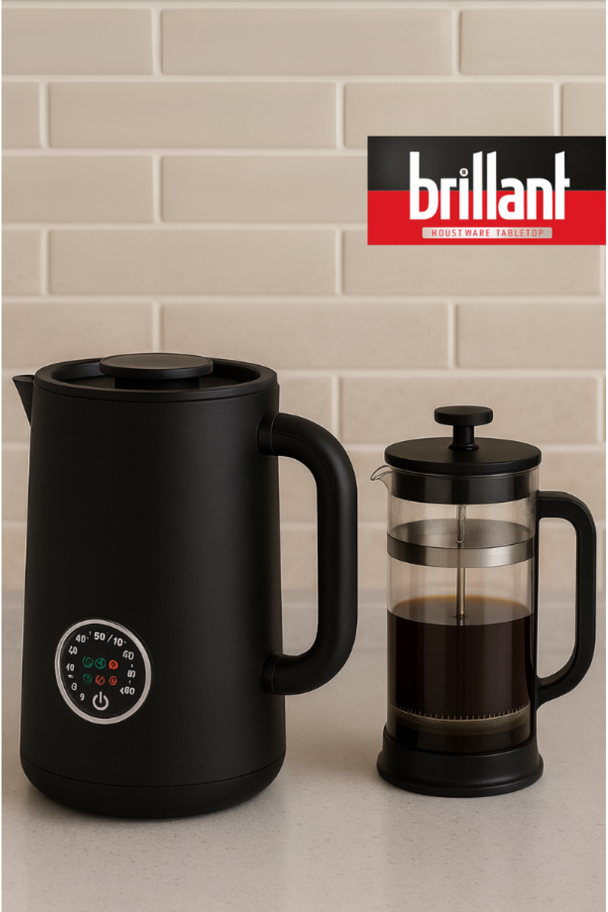 Brillant Spectrum Vintage Digital Kettle ( Çay, Bitki Çayı, Filtre Kahve, Biberon ve Mama Suyu için Farklı Sıcaklık Modları)